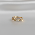 “The Fluer Ring” Gold-plated Ring Gold