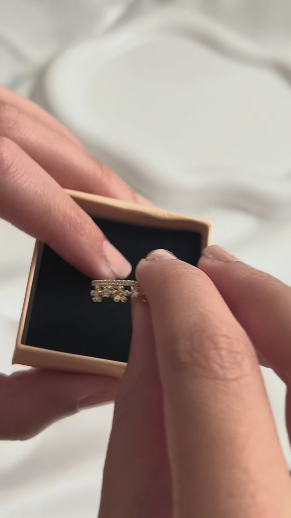 “The Fluer Ring” Gold-plated Ring Gold